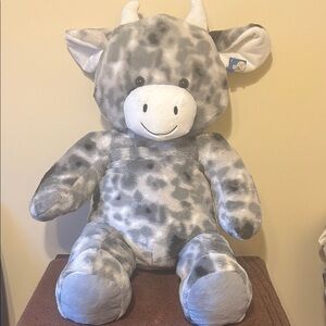 Build a Bear Plush Gray & White Cow Stuffed Animal. Walmart exclusive. X collab